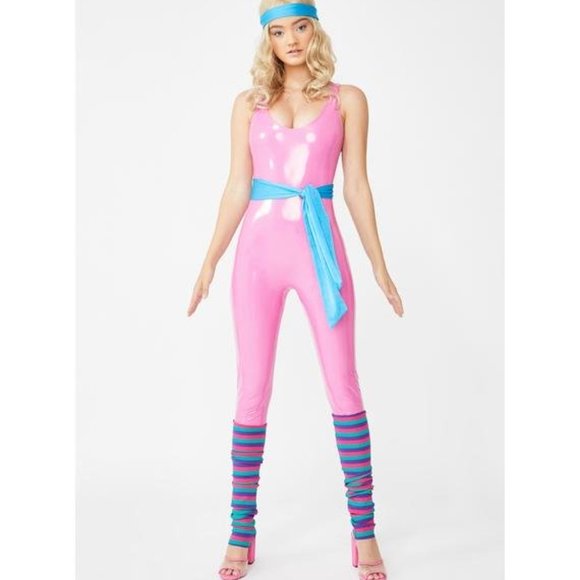 Dolls Kill | Pants & Jumpsuits | Nwt Dolls Kill Barbie Work Out Plan